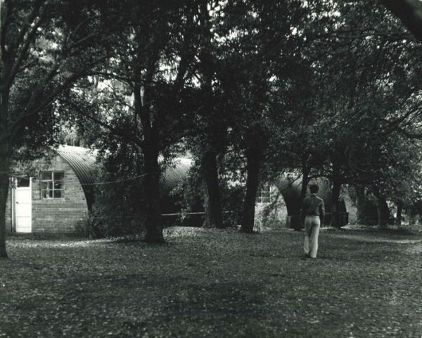 Cabins from the WWII at Avon Tyrrell in the new forest