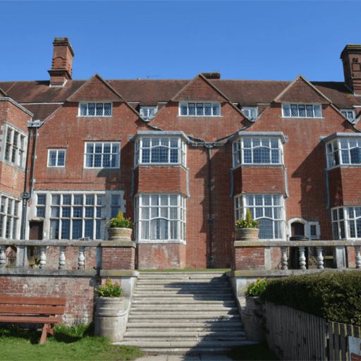 Back of avon tyrell manor house in the new forest