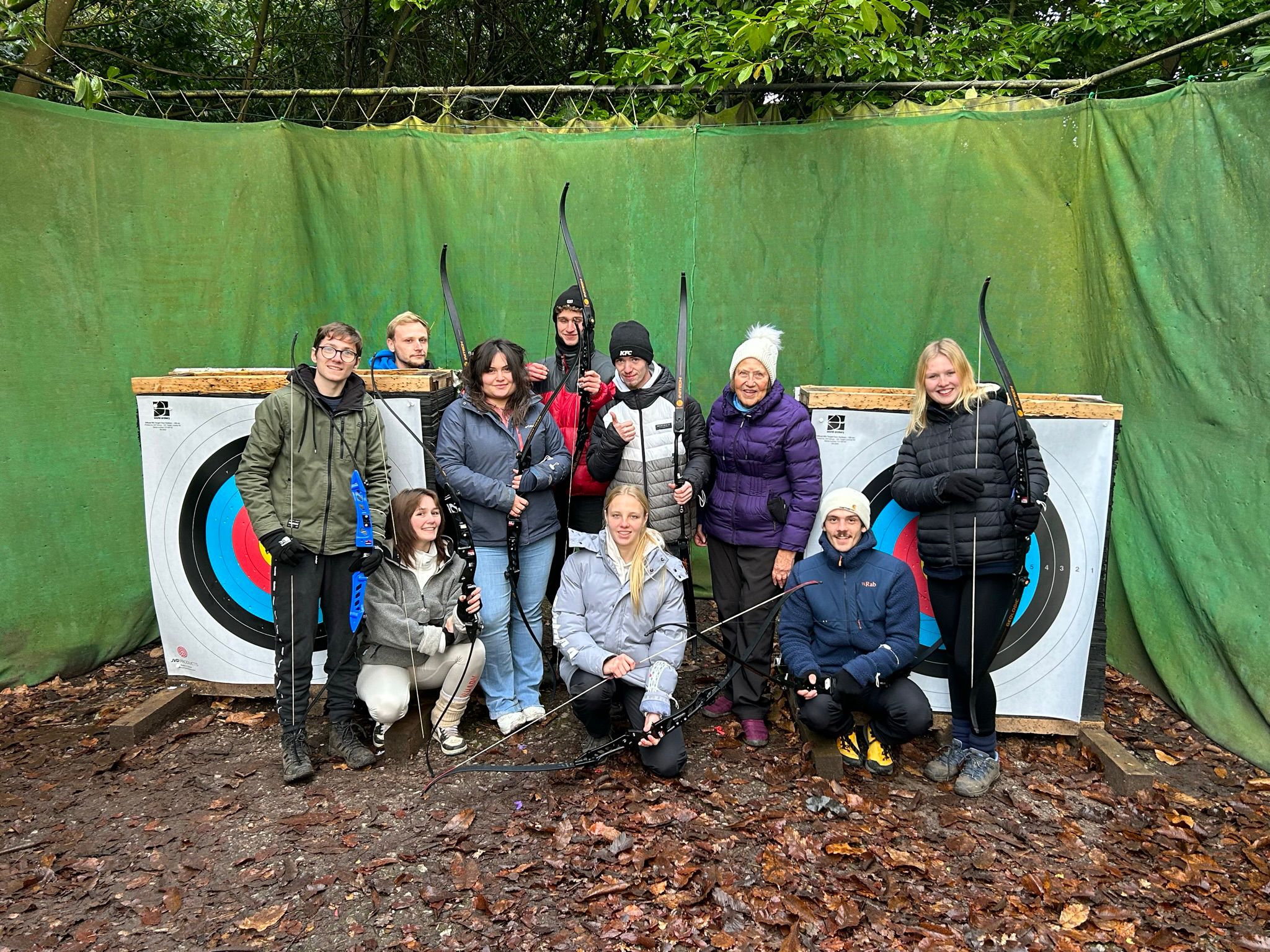 apprentices and other outdoor instructors after completing their archery GB award